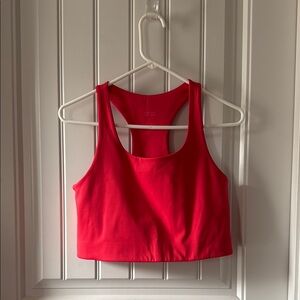 Girlfriend Collective Vibrant Red Sports Bra